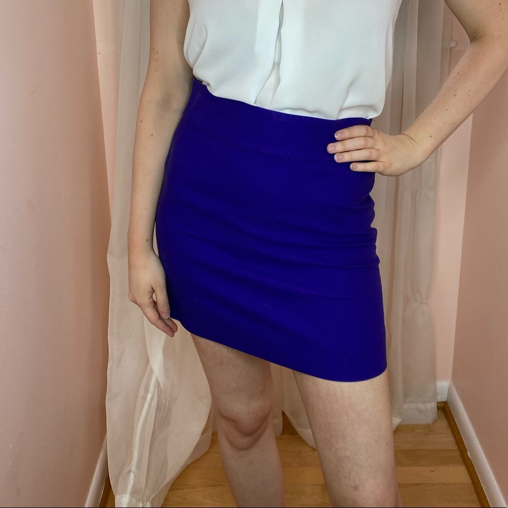 Jcrew Purple Skirt